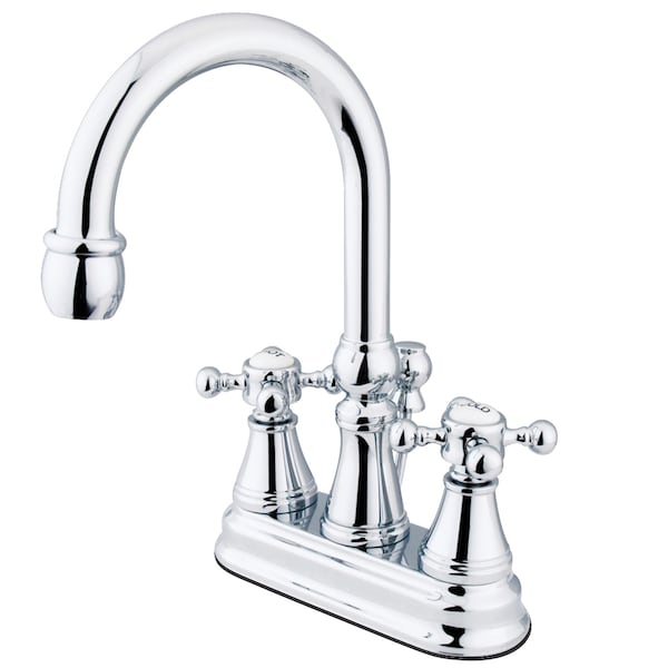 4" Centerset Bathroom Faucet, Chrome